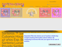 Tablet Screenshot of lossanteros.net